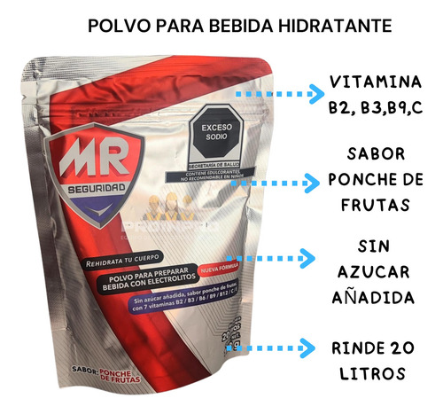 Polvo Para Preparar Bebida Hidratante