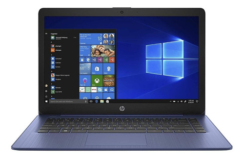 Notebook HP Stream 14-cb171wm azul 14", Intel Celeron N4000  4GB de RAM 64GB SSD, Intel HD Graphics 600 1366x768px Windows 10 Home