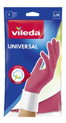 Vileda 133672 Guante Style, Moderno, Color Rosa, Grande