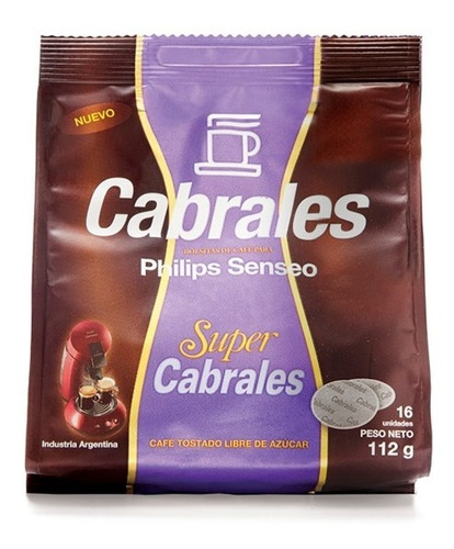3 Bolsas De Café Senseo Super Cabrales