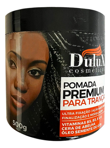 Pomada Premium 500g P/ Tranças E Baby Hair 2 Uni Dulux