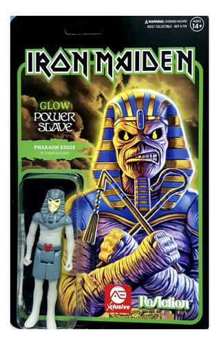 Figura Iron Maiden Super 7 Reaction Pharaoh Eddie