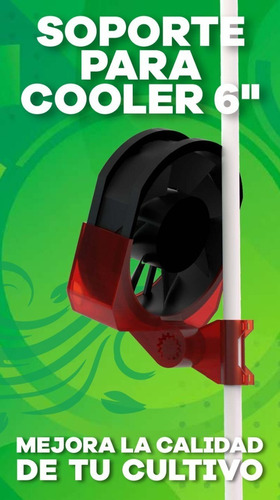 Imagen 5 de 5 de Soporte Cooler Indoor 6 Pulgadas Mejora Calidad De Cultivo