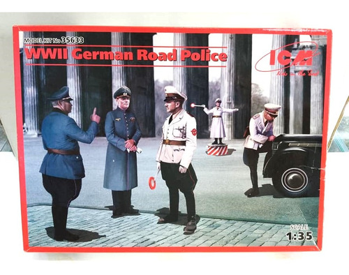 German Road Police Wwii - Icm 1/35