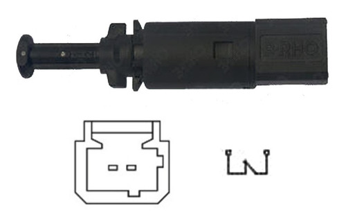 Interruptor Luz De Freio Peugeot 206 207 3-rho 319