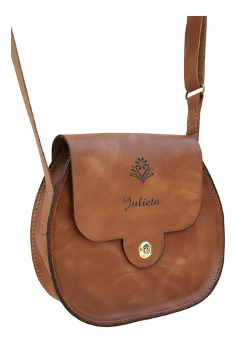 Bolsa Crossbody Compacta Dama  Piel Personalizada Con Imagen