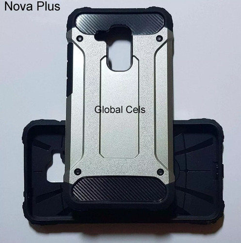 Imagen 1 de 2 de Case Huawei Nova Plus De 2 Partes Reforzado Antigolpes