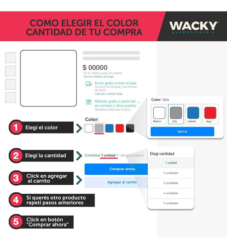 Imagen 8 de 10 de Set X3 Valijas Rigida Wacky Mediana 2chicas Rueda Extraible