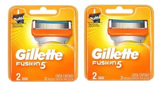 Carga Gillette Fusion 5 Com 4 Unidades