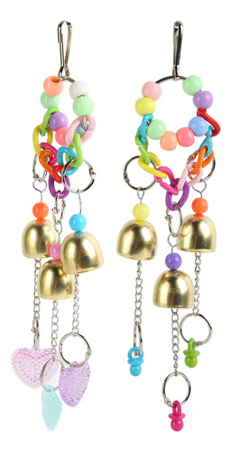 Campanas De Juguete Para Pájaros Love Funny Bite Resistance
