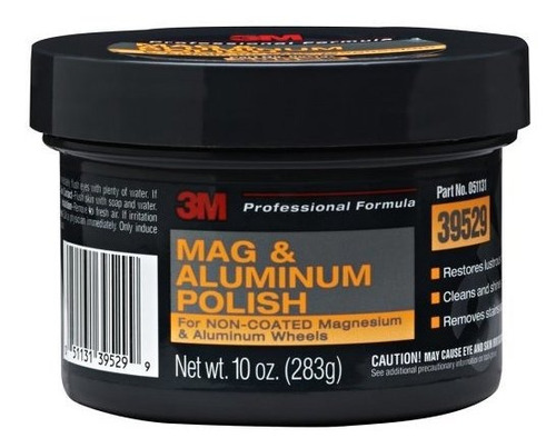 3m 39529 Mag  Crema Para Pulir Rines De Aluminio