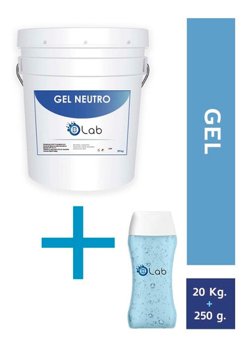 Set Gel Conductor 20 Kg+ Gel Hialuronico 250 Gr Biolab