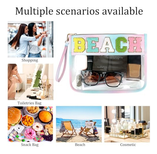 Bolsas Transparentes Con Cremallera Para Maquillaje Y Aperit