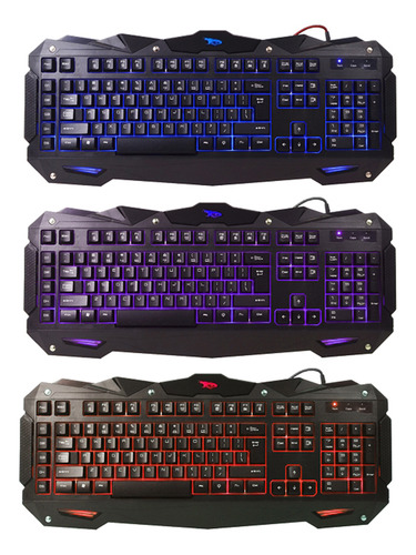 Teclado Retroiluminado Gaming Cobra Im-kbcobv8 - Tecsys