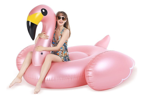 Hinchable Firebird Fiery Floating Row Ride Water Party Rosa