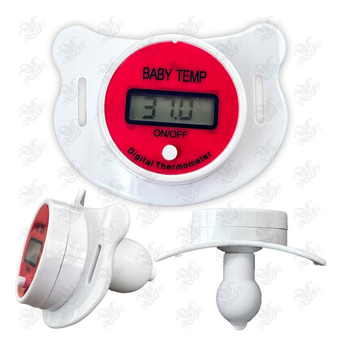 Chupón Temperatura Digital Bebé Rojo Cuidado Bebé Salud