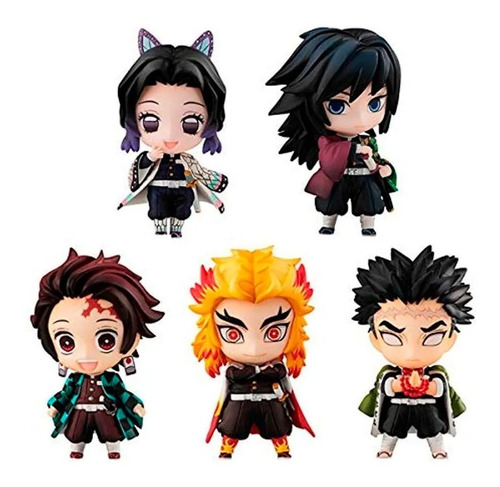 Set Figura Kimetsu No Yaiba Pilares Mascot Set A - Megahouse