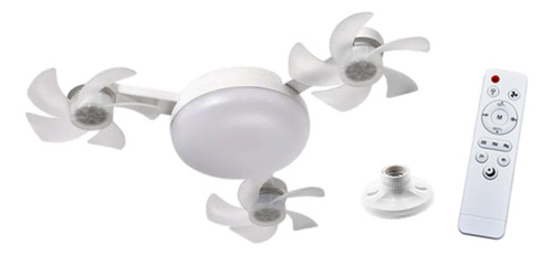 Ventilador De Techo Con Ventilador De 3 Cabezas 45cm