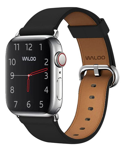 Waloo Genuine Classic Pulsera De Reloj De Cuero Compatible C