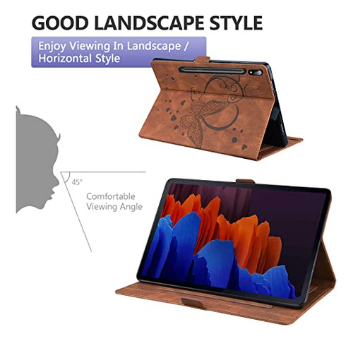 Funda Para Galaxy Tab S9 Fe 10.9puLG/s9/s8/s7 11puLG Cafe 11