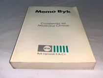 Comprar Constantes En Medicina Clinica - Byk