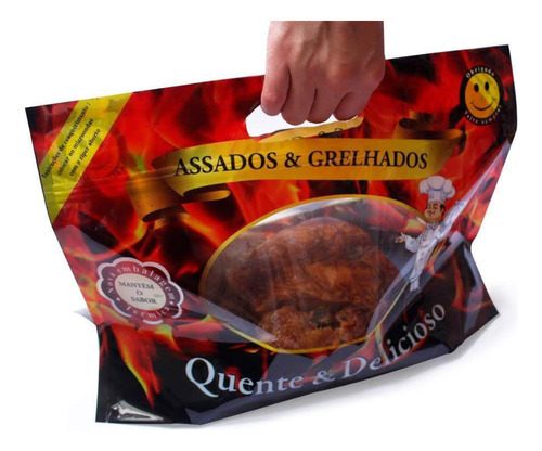 Embalagem Térmica Para Frango Assado Até 3kg. - 500 Un