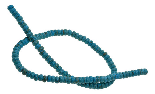 Turquesa Espaciador Perlas Piedras Camas De Ábaco 6x3mm