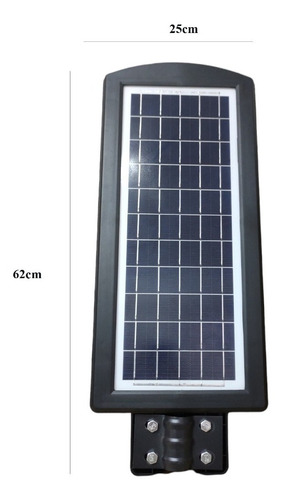 Imagen 3 de 10 de Reflector Solar Luminaria Calle Potente Luz Led 90w Sensor
