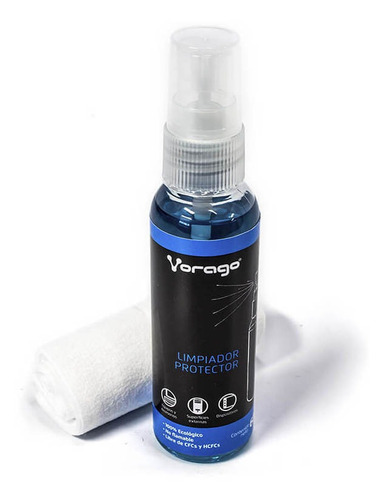 Limpiador De Pantallas Con Microfibra Vorago Cln-200 60ml