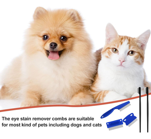 Peines Para Ojos De Perro, 5 Piezas, Quitamanchas, Peines Pa