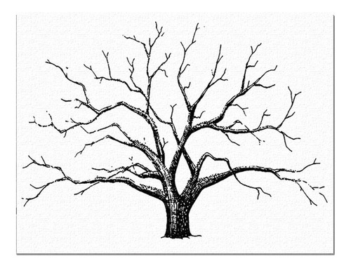 Libro De Registro De Invitados Con Inkpad Tree