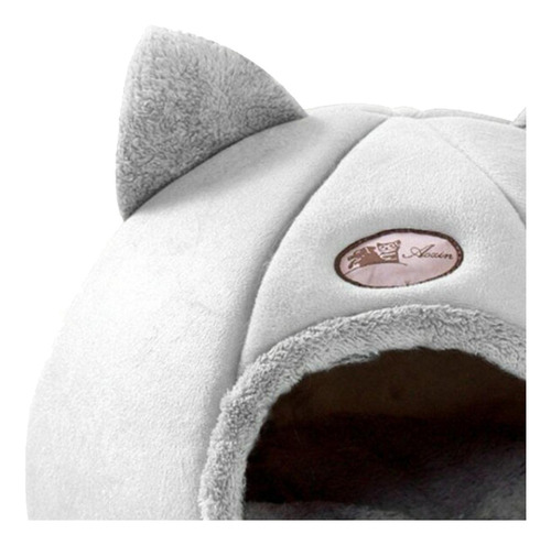 Cama De Cueva Para Gatos Y Perros Pequeños De L 36cm Gris