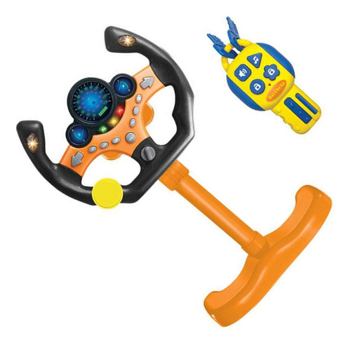 Brinquedos De Direção De Simulação De Volante Laranja