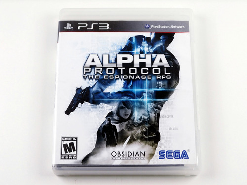 Alpha Protocol Original Playstation 3 Ps3