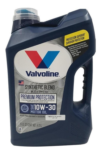 Aceite 10w30 Valvoline Premium Protection 4.73 Litros