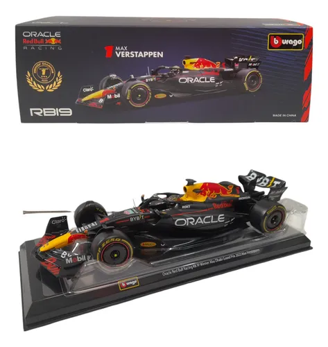 Formula Uno Red Bull Rb, Max Verstappen, Escala 1:24, 22cms