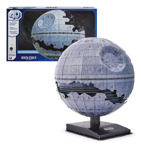 Spin Master Rompecabezas 4d 3d Death Star Ii Star Wars Build