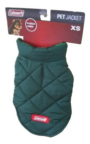 Chaqueta Impermeable Para Perros Talla Xs, Verde.  Coleman