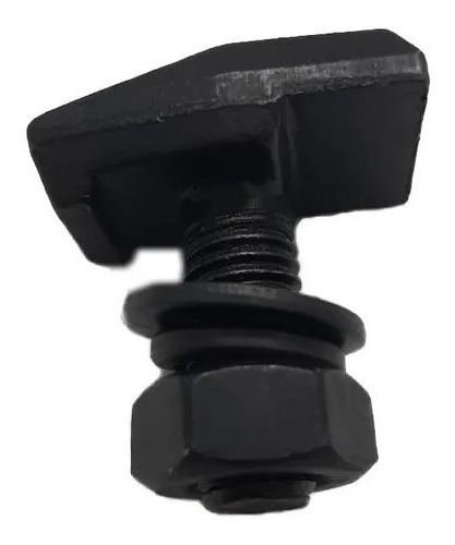 Clip Para Guia Elevador C/ Porca E Arruela T2 12mm - 10unids