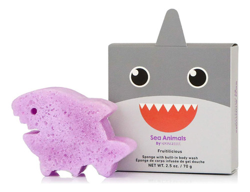 Esponja Spongelle Animales Marinos Sammy Shark