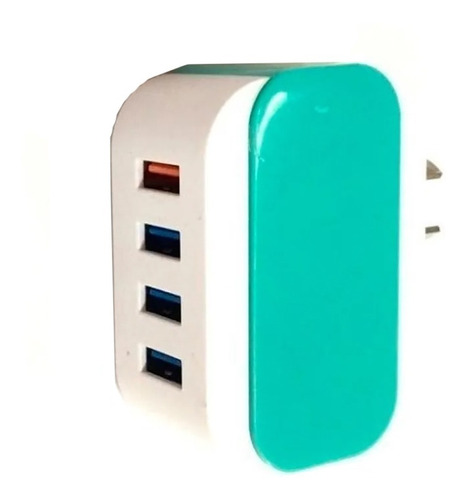 Cargador Adaptador Pared 4 Puertos Usb 3a Tablet Celular 