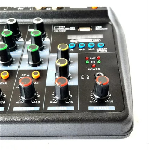 Consola Mixer 6 Canales Bluetooth Phantom Shimura