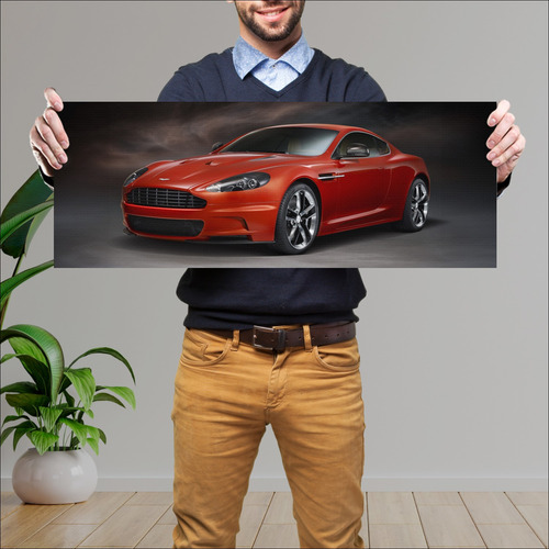 Cuadro 30x80cm Auto 2011 Aston Martin Dbs Carbon 352