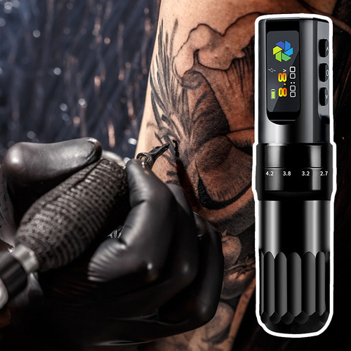 Pantalla A Color Direct Drive Tattoo Negra De Una Sola Bater
