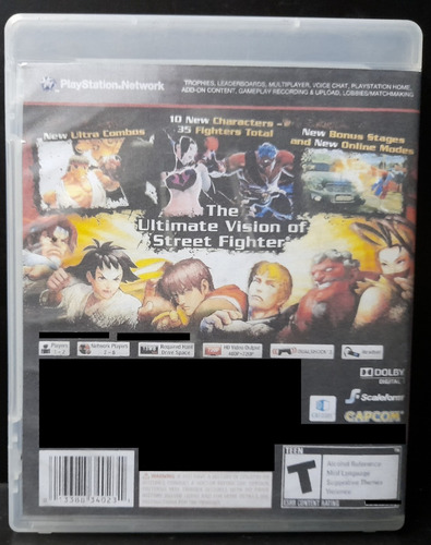 Super Street Figther Iv Ps3 (Usado)
