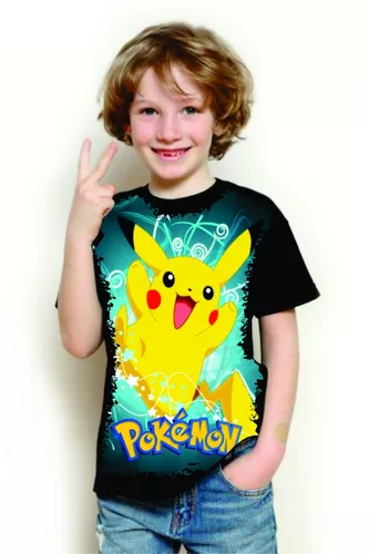 Camisa Do Pikachu Infantil | MercadoLivre 📦