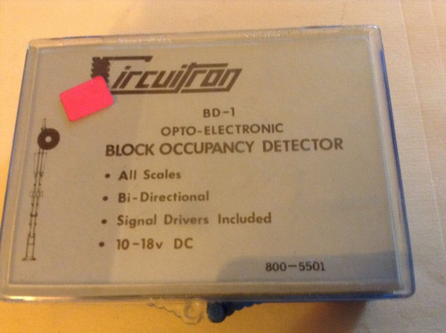 Vintage. Tren Circuitron Block Occupancy Detector-opto-elec (Usado)