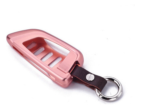 Para Bmw X1 X5 X6 De Aluminio Rosa Coche Remoto Llave Caja C