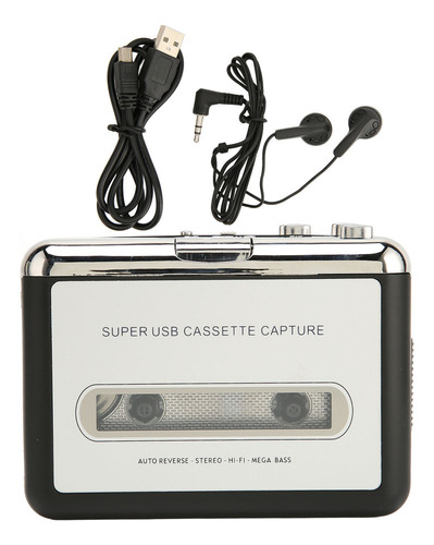 Convertidor De Casete A Mp3 Y Cd, Reproductor Digital Plug A