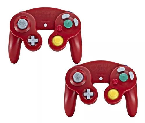 Control Alámbrico Compatible Con Nintendo Gamecube Color Rojo